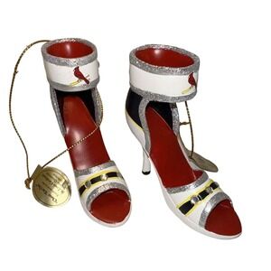 Bradford Exchange St. Louis Cardinals Shoe Ornament High Heel Sandal Baseball